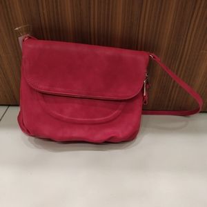 Pink crossbody purse
